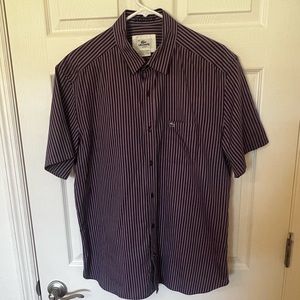 Mens Lacoste Casual Button-down Shirt  Size Medium
